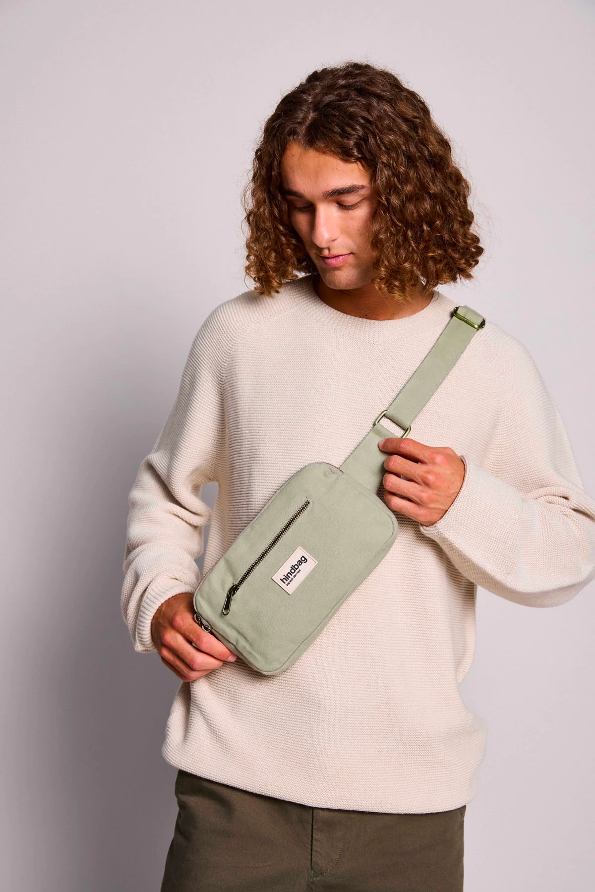Sac banane Harry Vert argile
