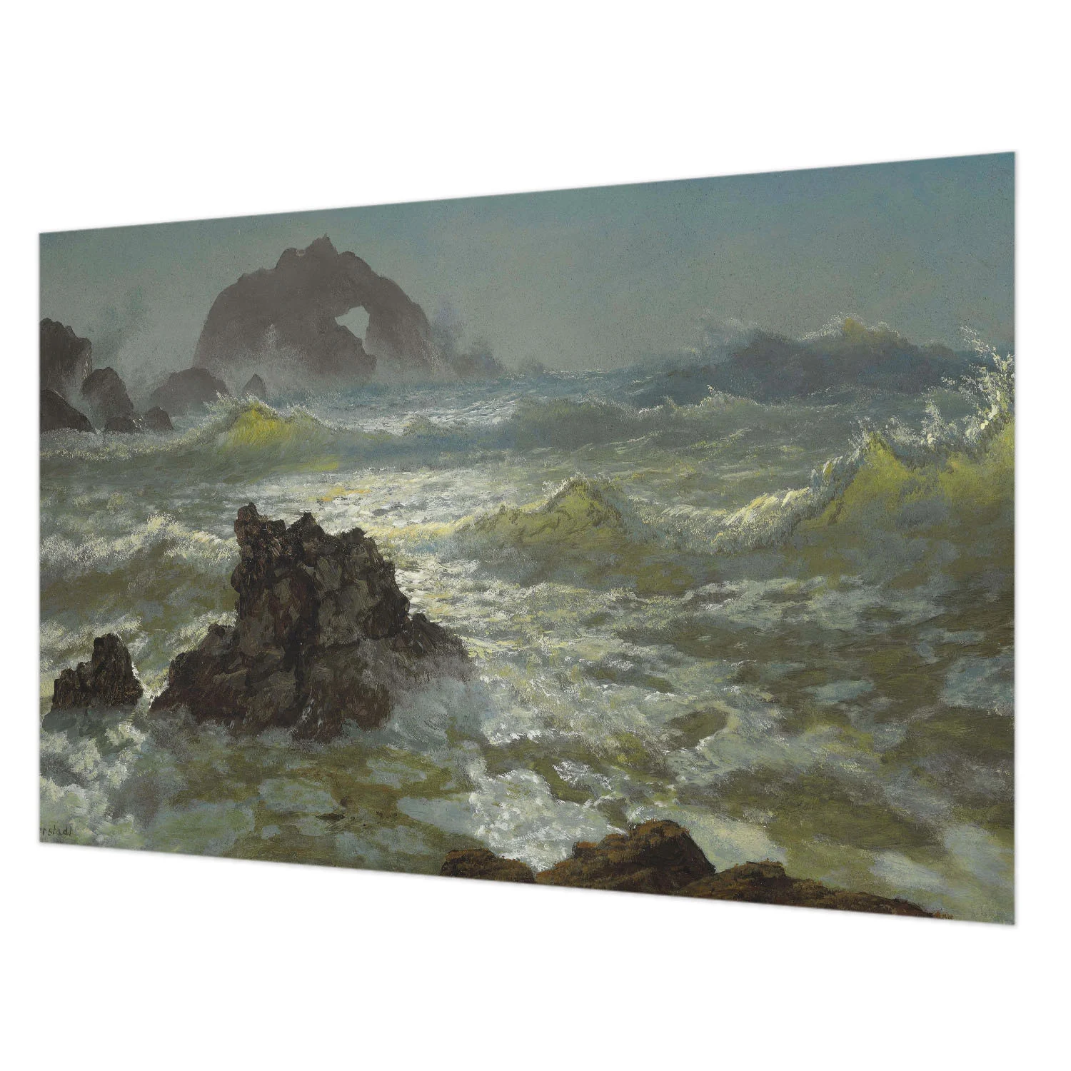 Tapeta Burzliwe morze łąka natura flizelina zmywalna 104x70