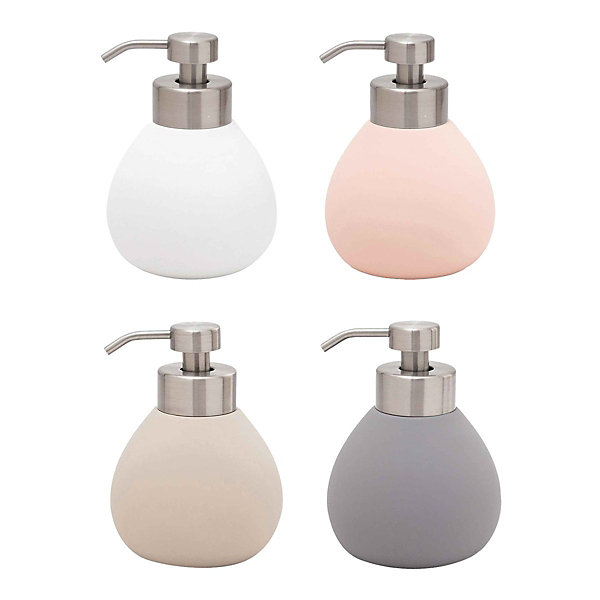 Distributeur de savon en céramique GreigeSIRI