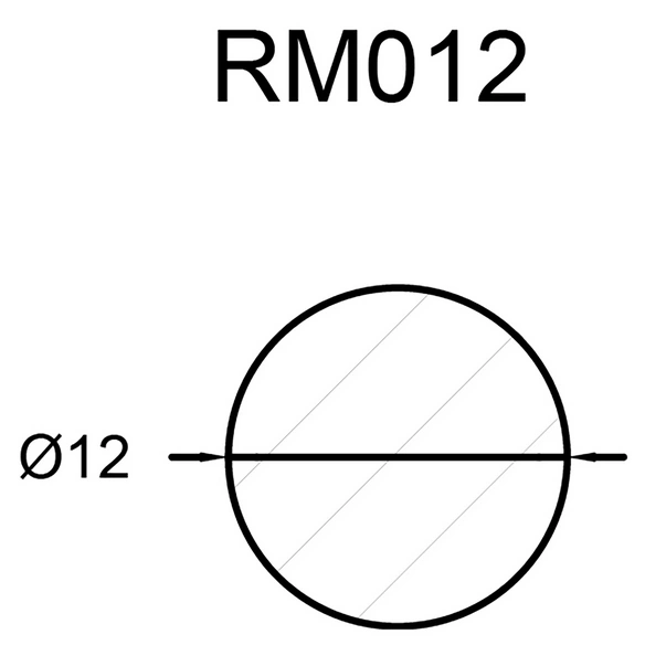 Rundstab, Länge: 100 cm, Buchenholz