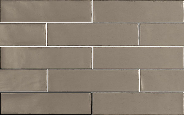 carrelage effet zellige 7,5x30 cm LUZIA TAUPE