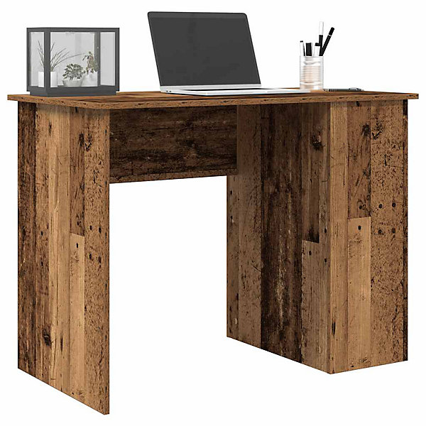 Bureau vieux bois 100x55x75 cm bois d'ingénierie vidaXL