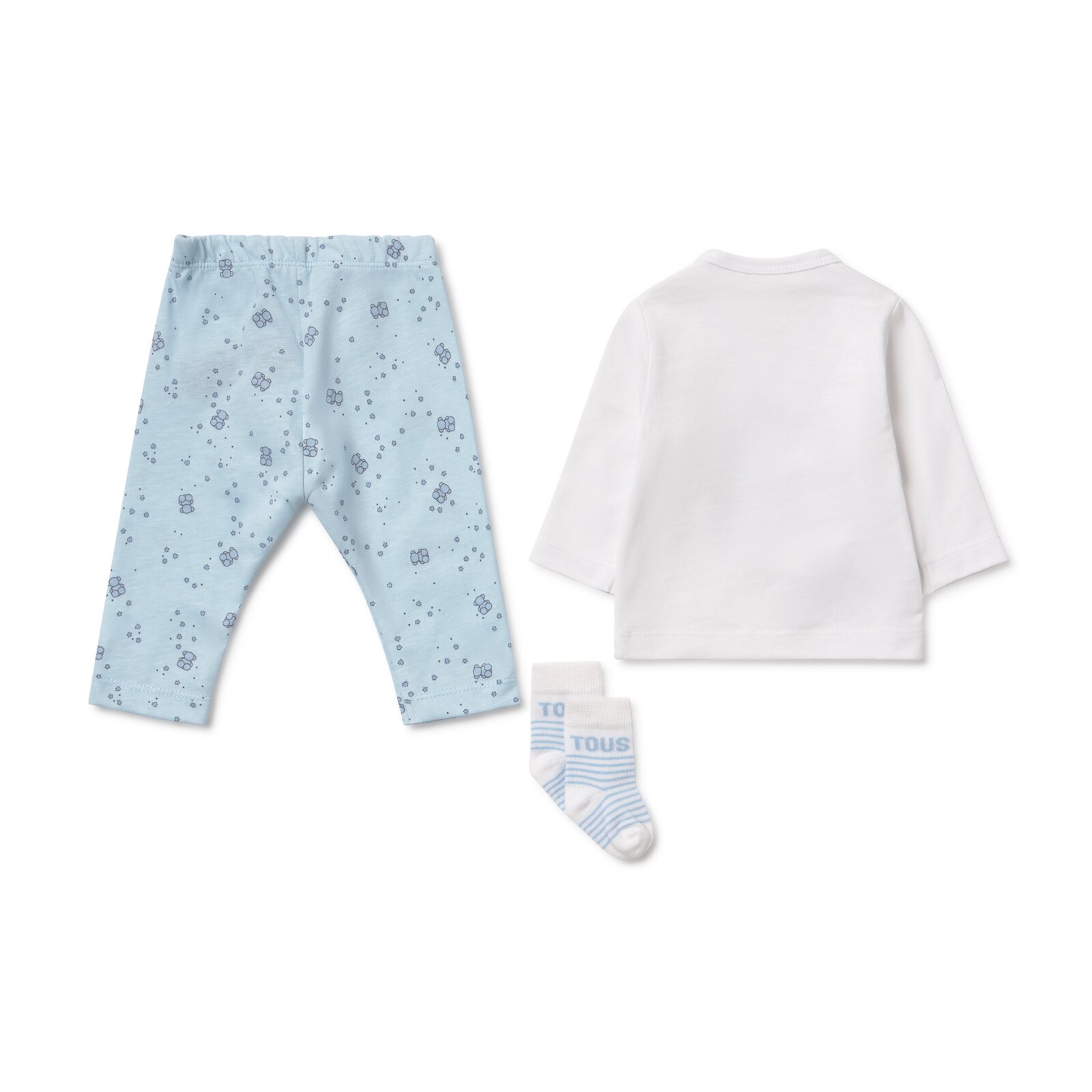 Set de bebé para primera puesta Tender celeste