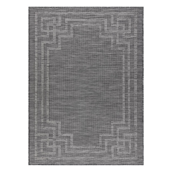 Dywan SZNURKOWY SIZAL płaskotkany PATIO 3071 Grecki ramka - 78x150 cm