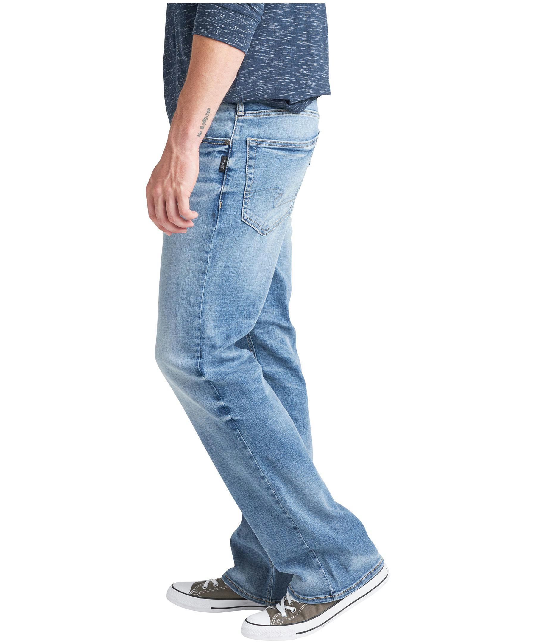 Silver Men's Zac Straight Leg Relaxed Fit Jeans