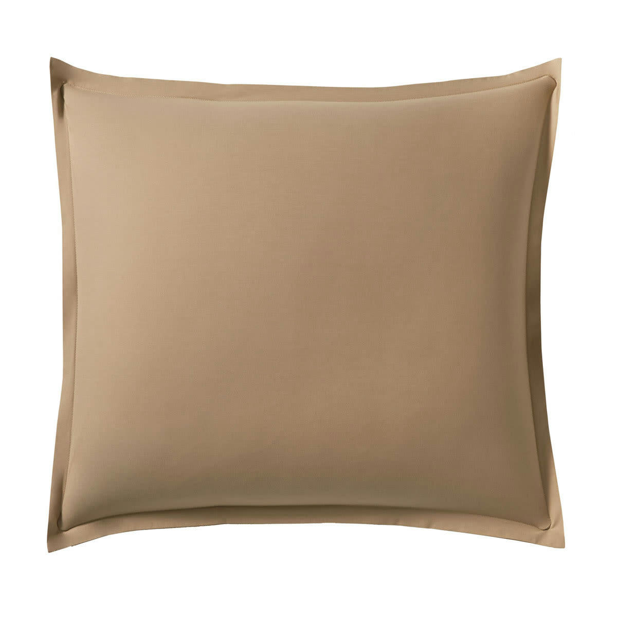 ROYAL LINE - Taie d'oreiller en percale de coton beige 65x65