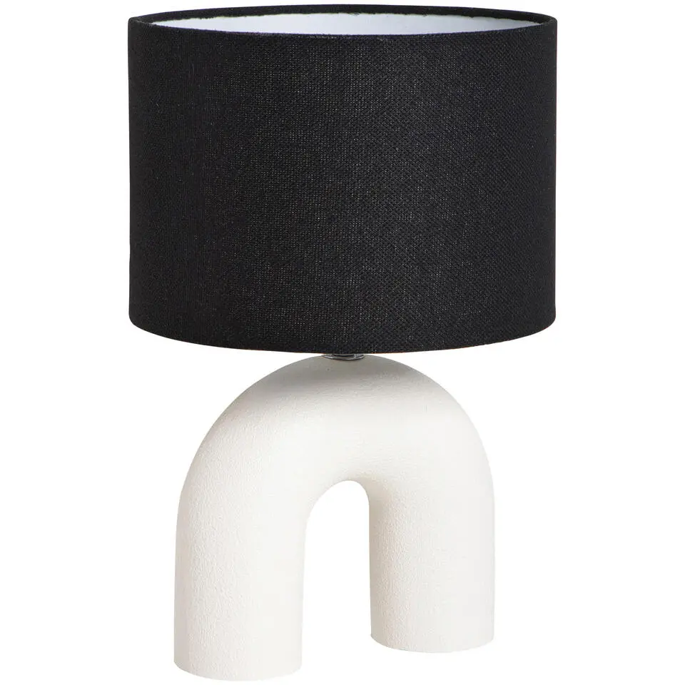 Lampenkap Luna cilinder zwart - 21x&Oslash;30 cm