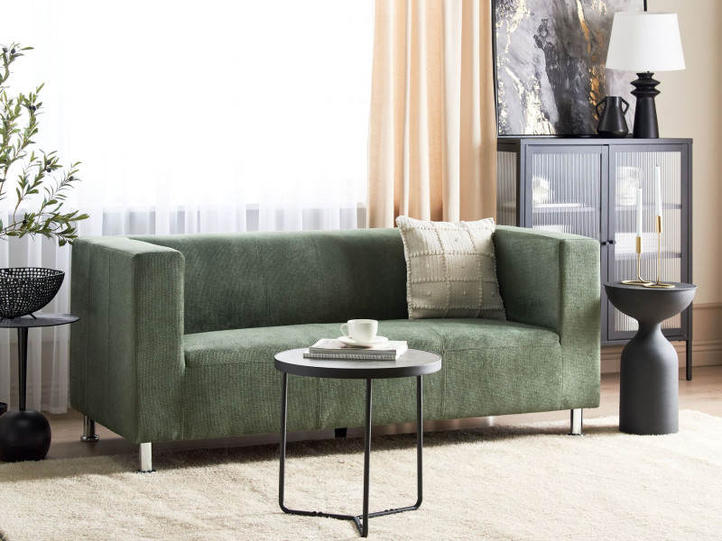 Sofa kanapa 3-osobowa szenila zielona