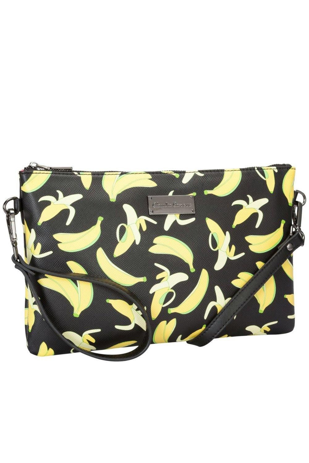 Claudia Canova Banana Print Crossbody / Clutch