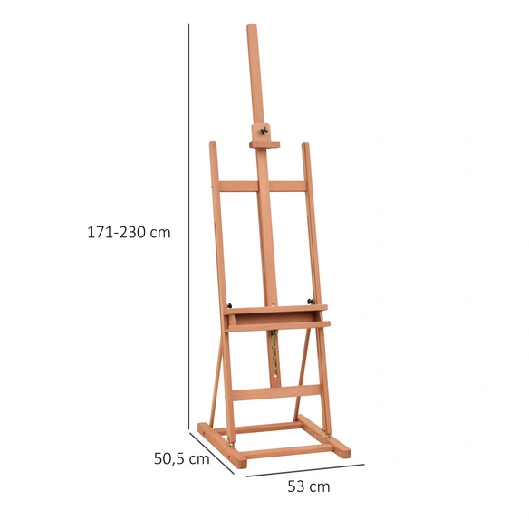 Staffelei, Material: Holzwerkstoff
