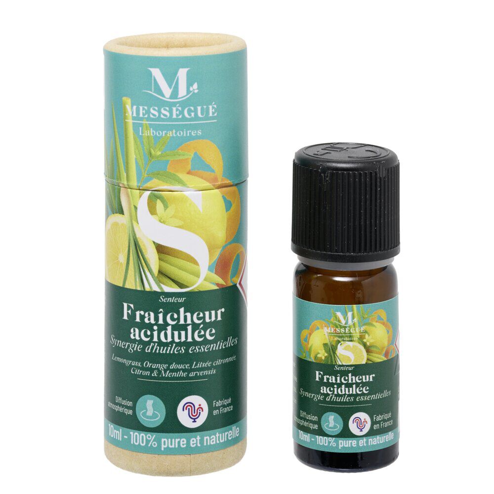 Huile essentielle Mességué synergie orange citron senteur fraÎcheur acidulée 10ml