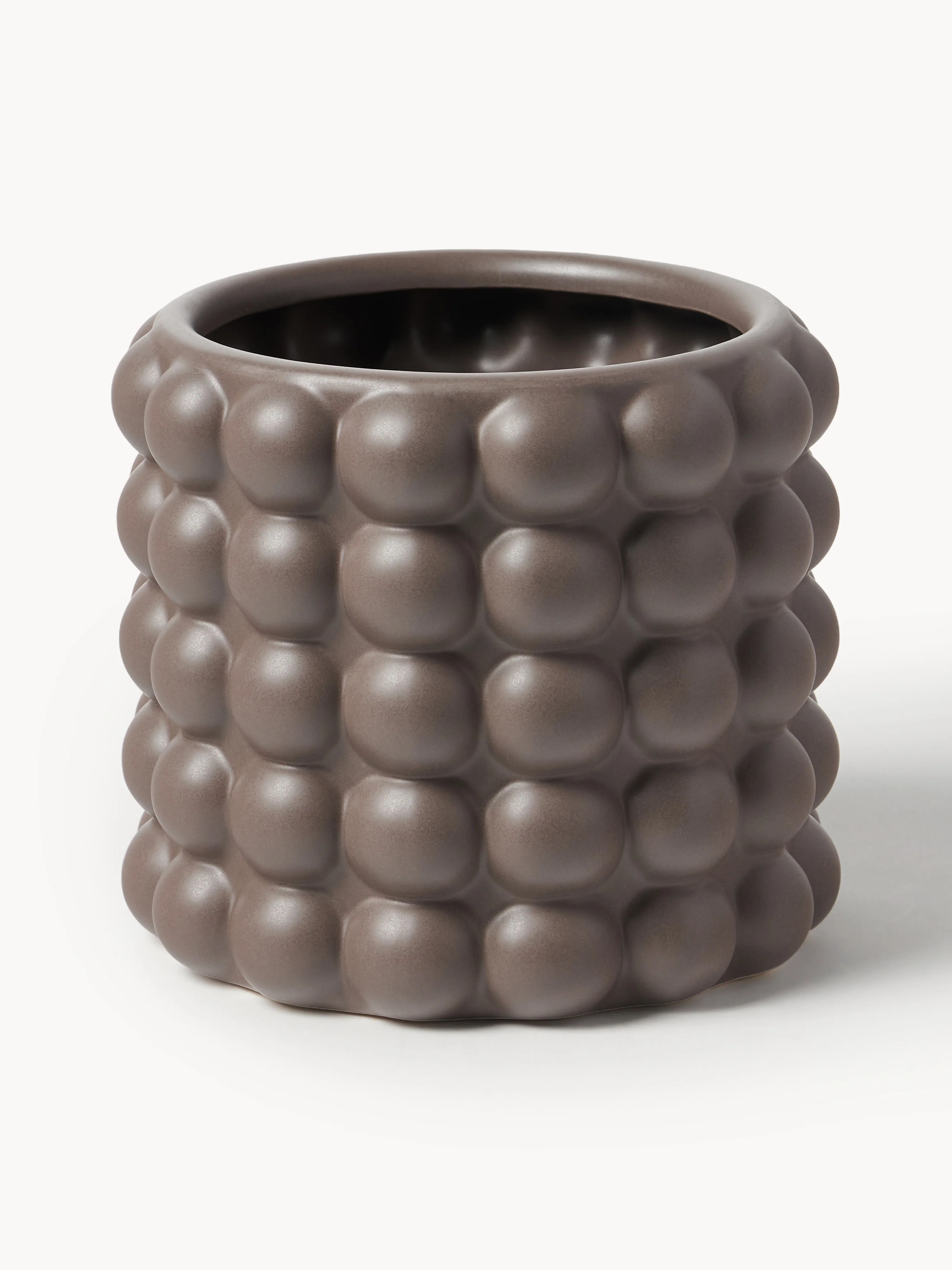 Steingut-Blumentopf Bob, H 18 cm