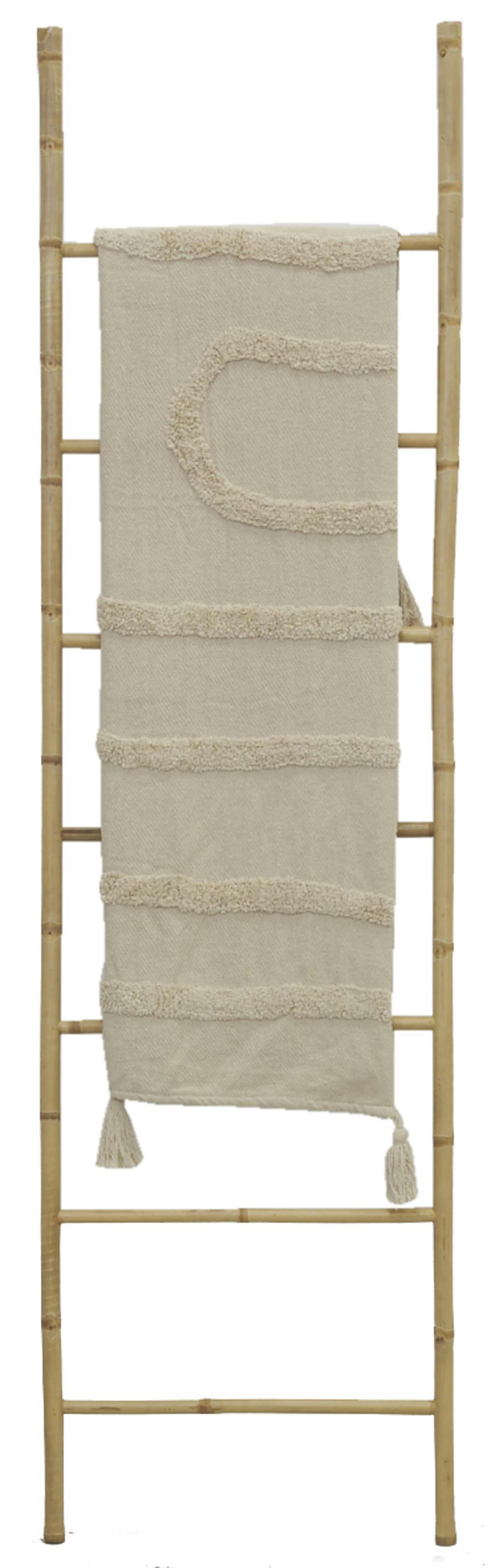 - Plaid en coton tufté