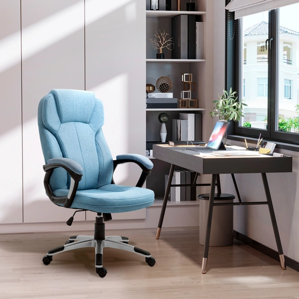 Bürostuhl, BxH: 76 x 124 cm, höhenverstellbar, Gestell aus Nylon