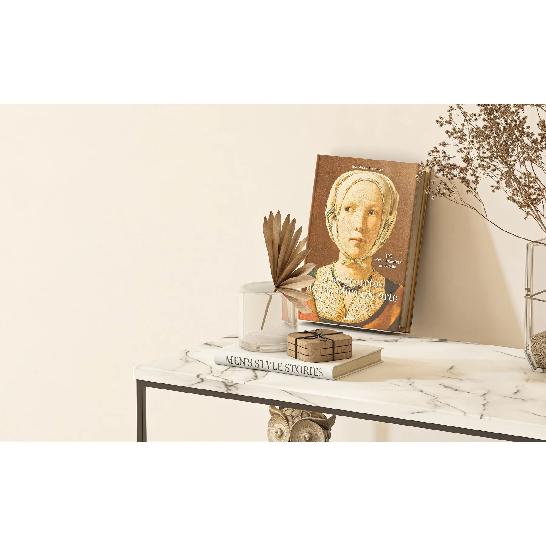 Roomfitters 2 Tier White Faux Marble Print Coffee Table