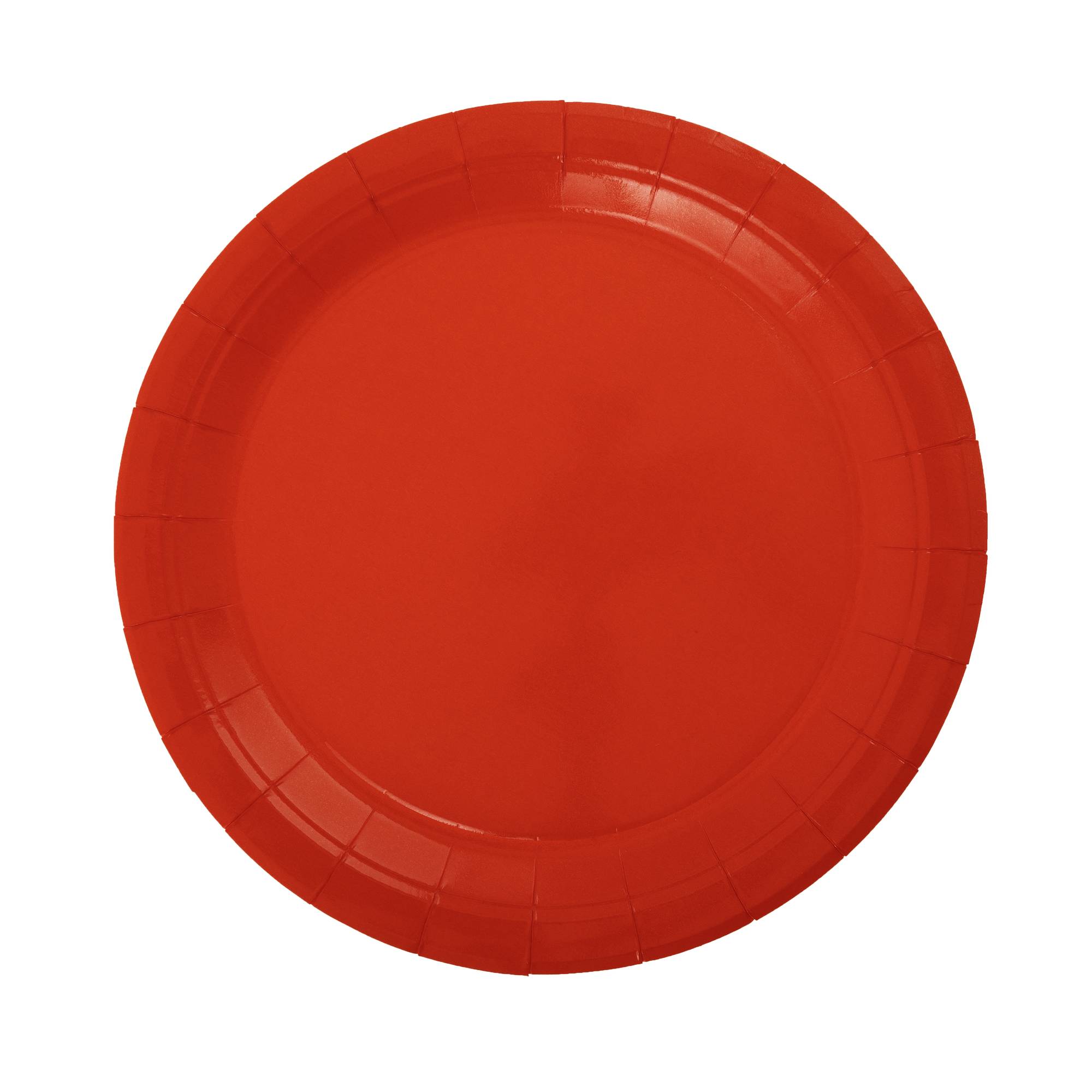 Classic Red Paper Plates 8 Pack