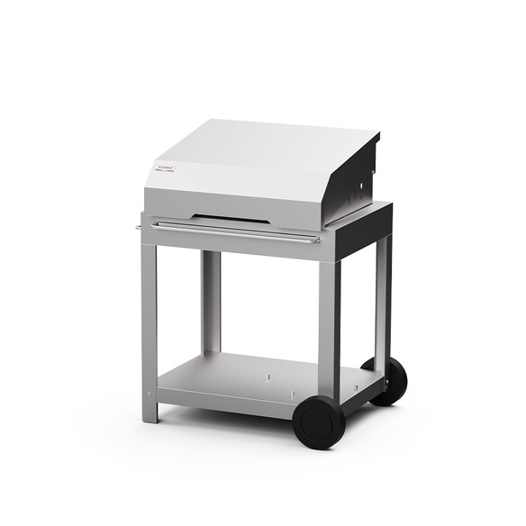 Combo plancha gaz Amalia Silver Edition 360 (capot   chariot) - Le Marquier