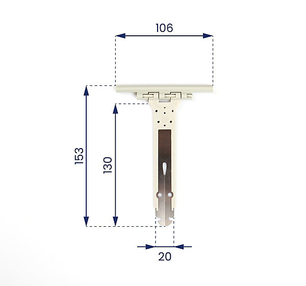 Attache tablier souple renforcée pour Volet Roulant - Lot de 20