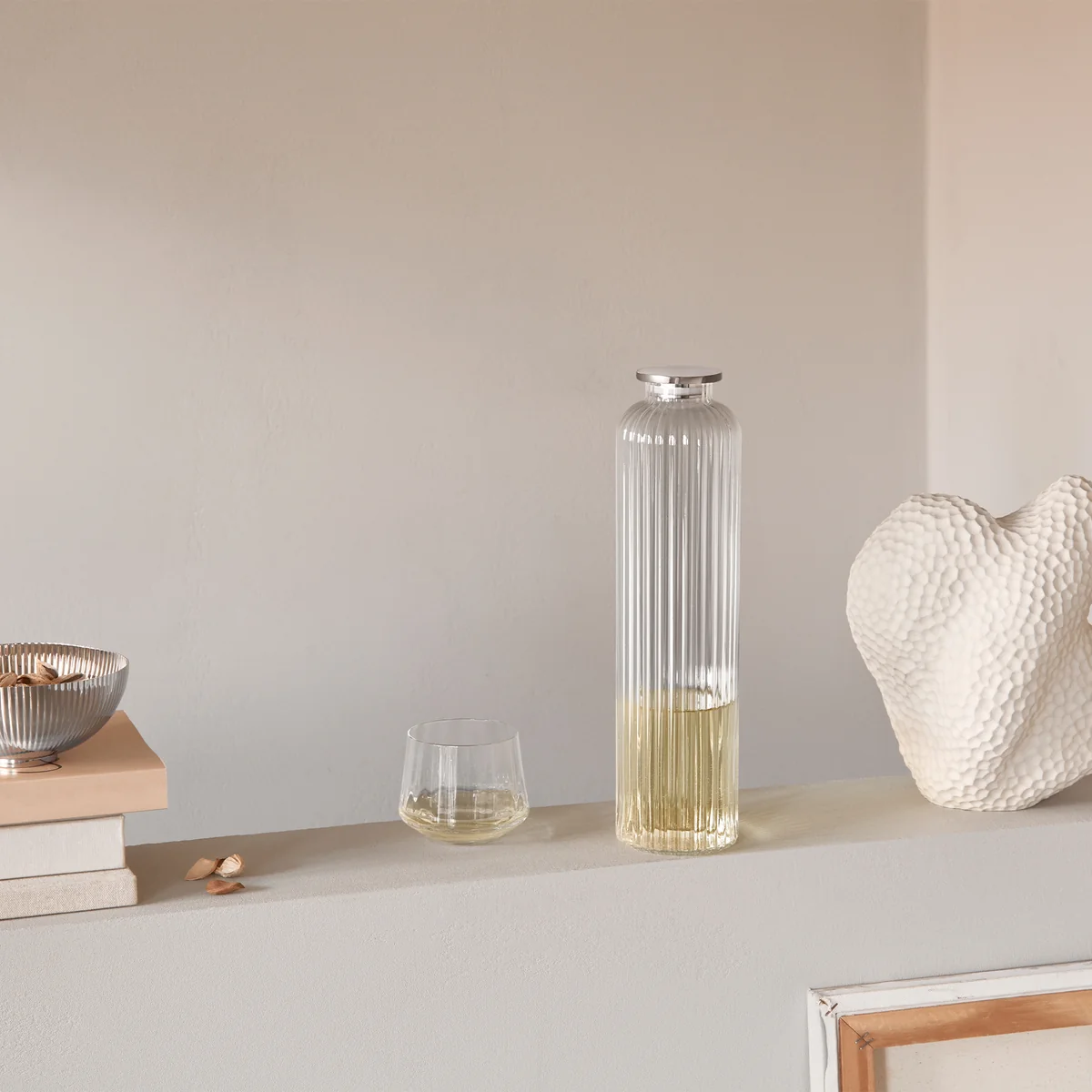 Georg Jensen - Bernadotte Glas Karaffe, 1,1 l, klar