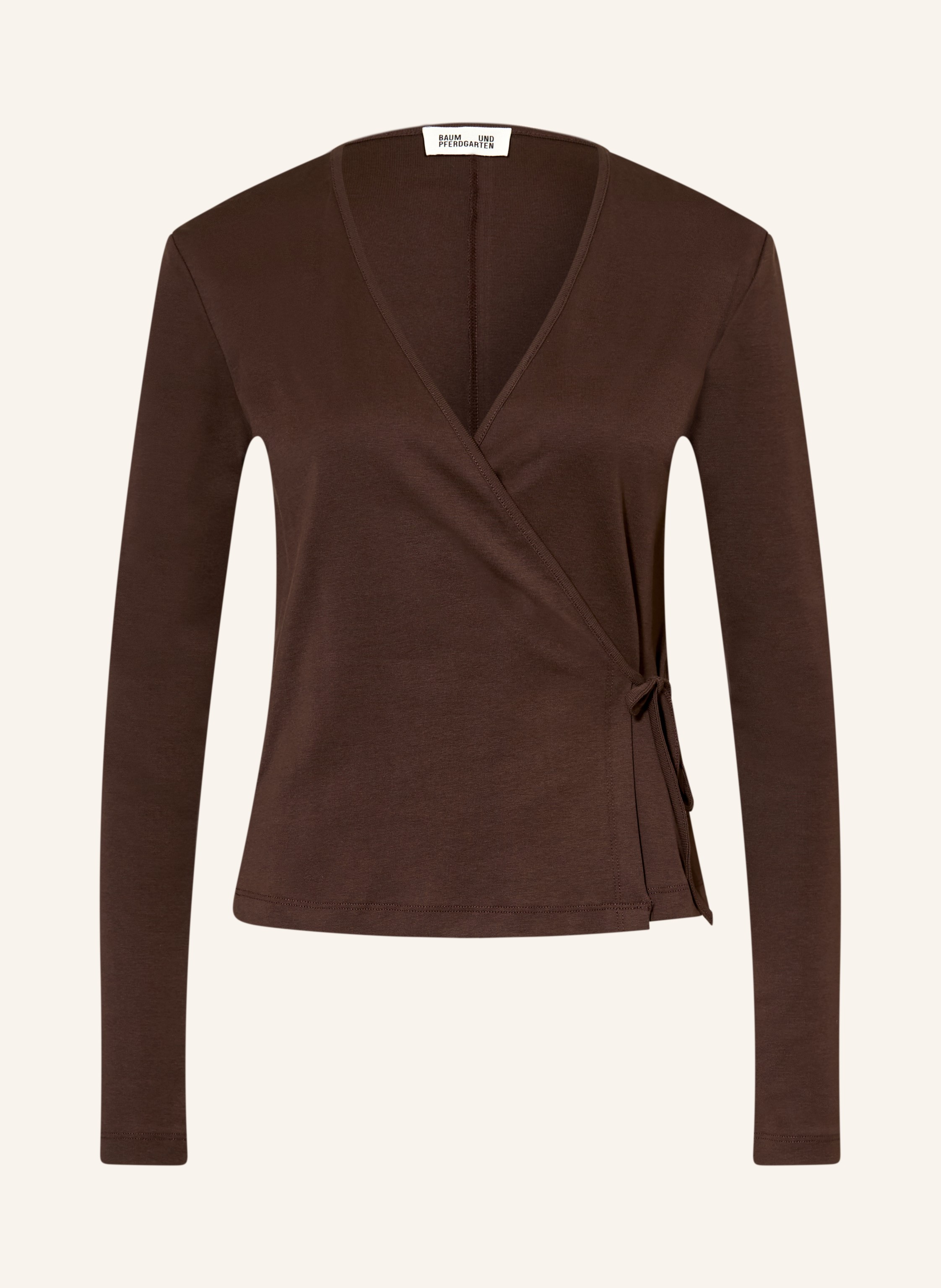BAUM UND PFERDGARTEN Longsleeve JOVINA in Wickeloptik