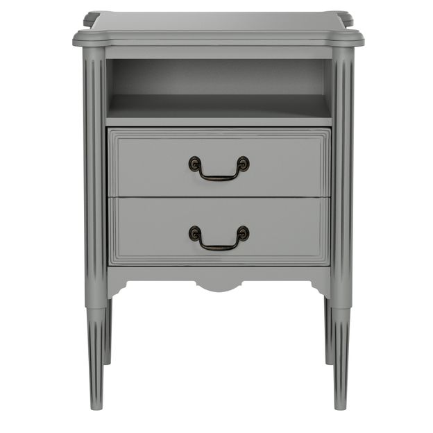 MESA DE CABECEIRA ALTA 2 GAVETAS REGENCE