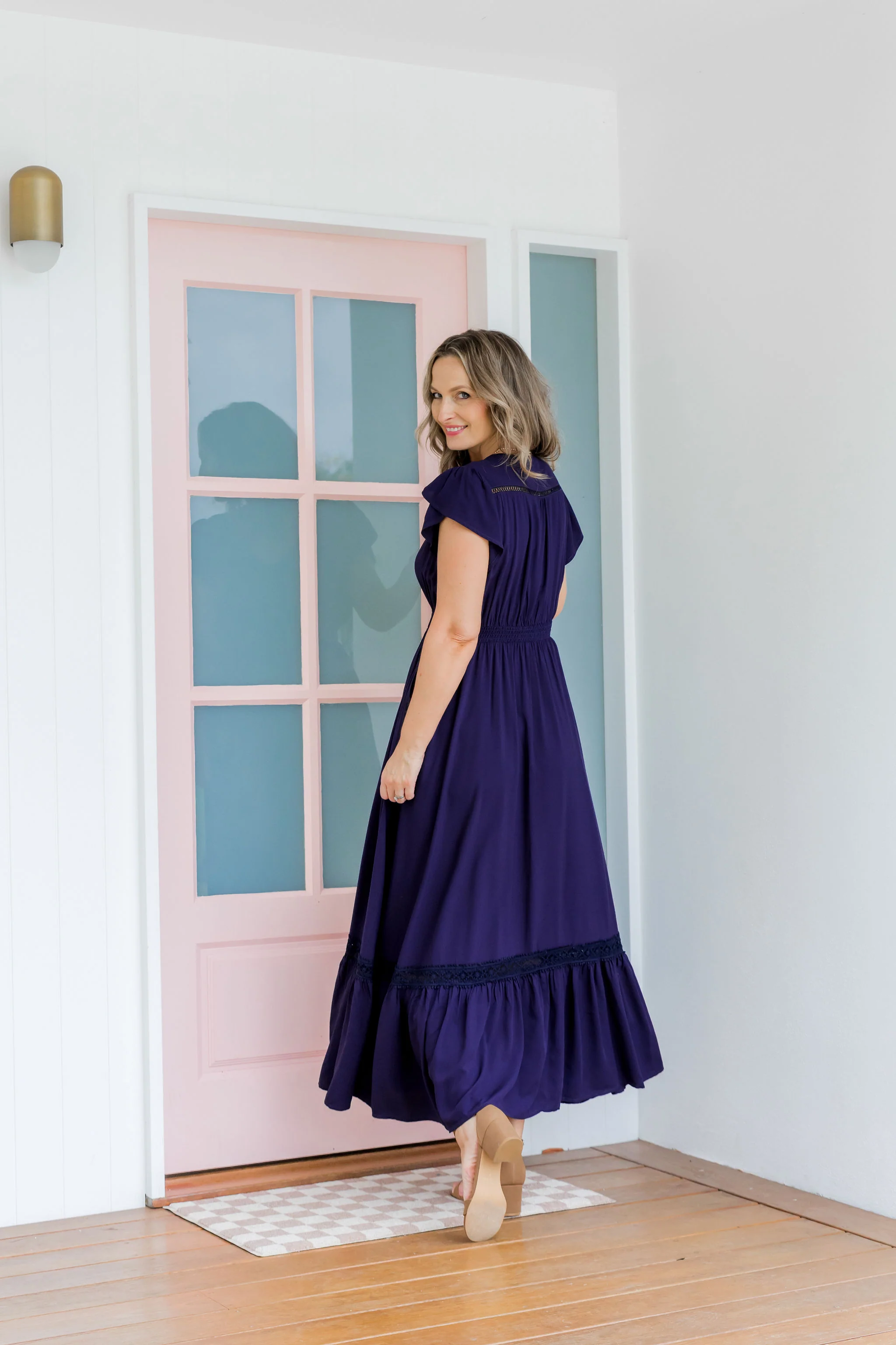 Louisa Maxi Dress in Midnight