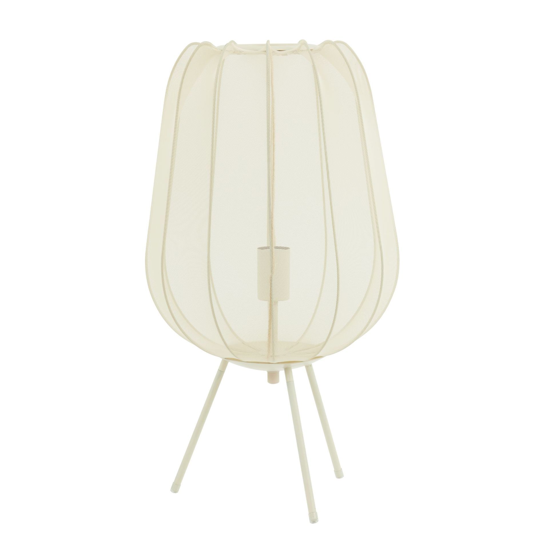Light & Living tafellamp Plumeria - bruin - Ø34cm