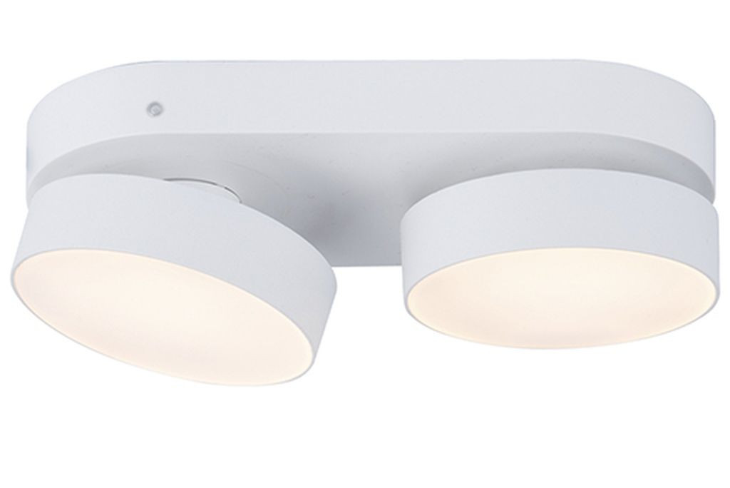 Spot owalny biały Stanos LED 13.6W biały zmienny wym:5,5x11x22cm IP20 Lutec