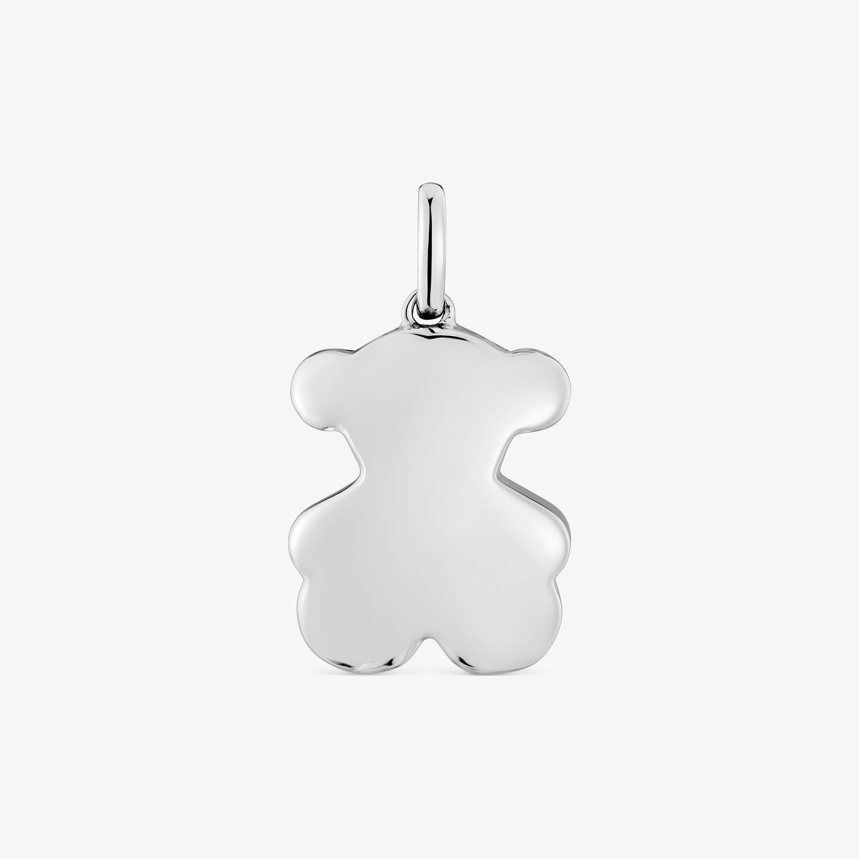 Colgante mediano de plata oso Bold Motif