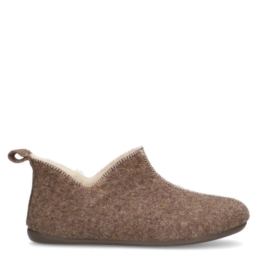 Manfield Beige pantoffels