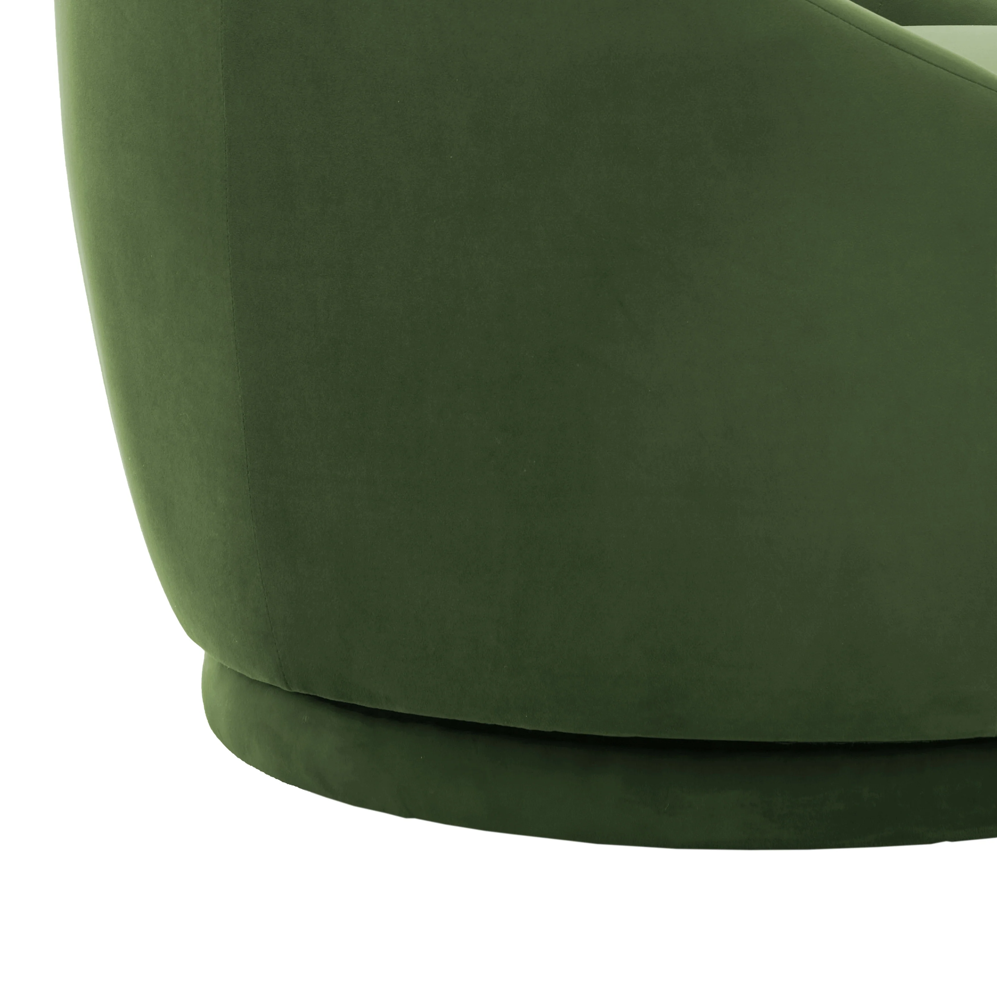 34 Wide 2 Set Velvet/ Boucle Barrel Swivel Chair