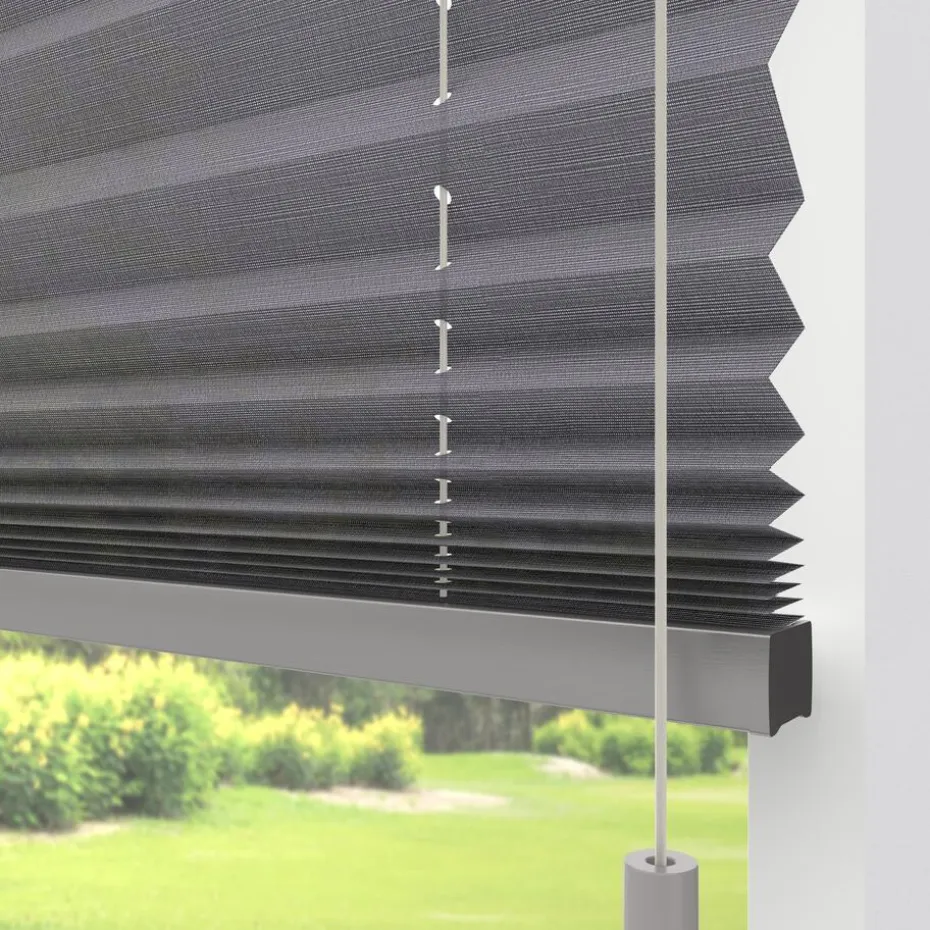 Kwantum Plisségordijnen | Fenstr Plissé Lina  Transparant Grijs