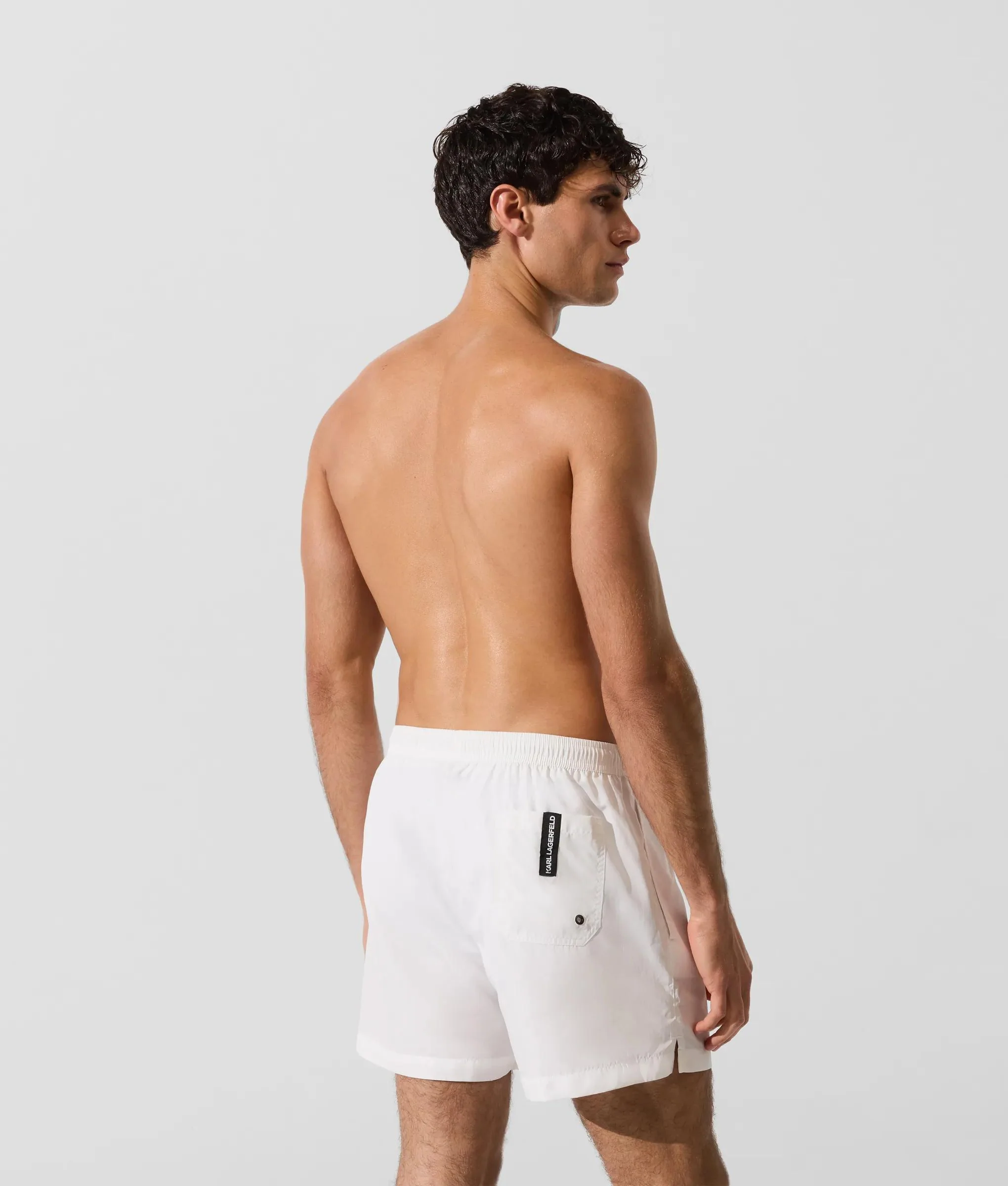 Short de bain orné du logo