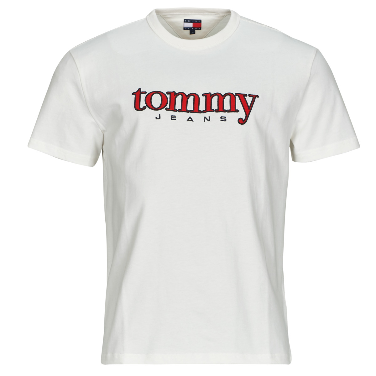 Tommy Jeans - TJM REG APPLIQ GRAPHIC SS T EXT - White