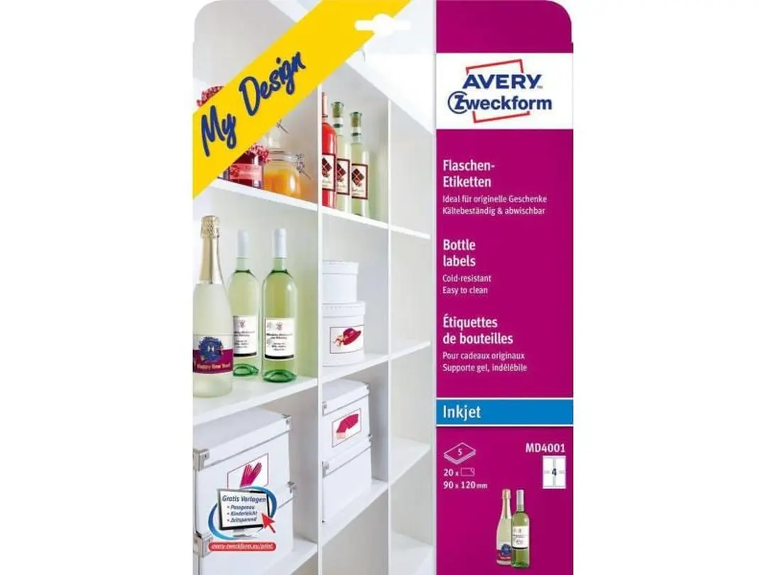 Etiketten 20er-Set MD4001