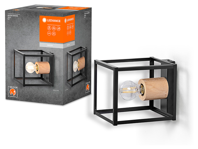 Lampa sufitowa Nairobi metalowa czarna