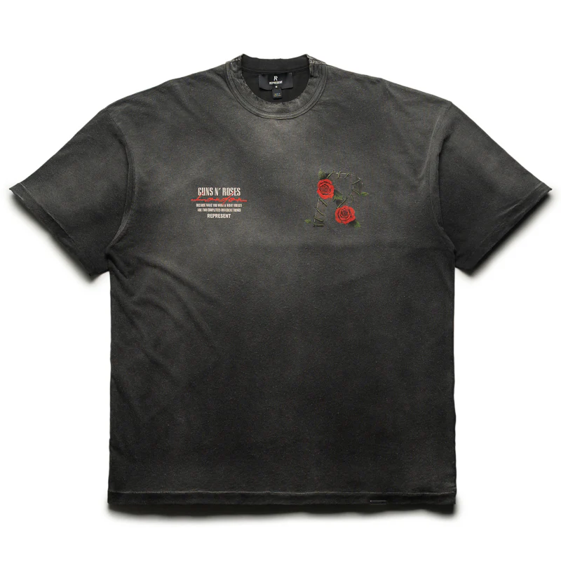 Guns N' Roses x Represent Tour Tee - Stained Black