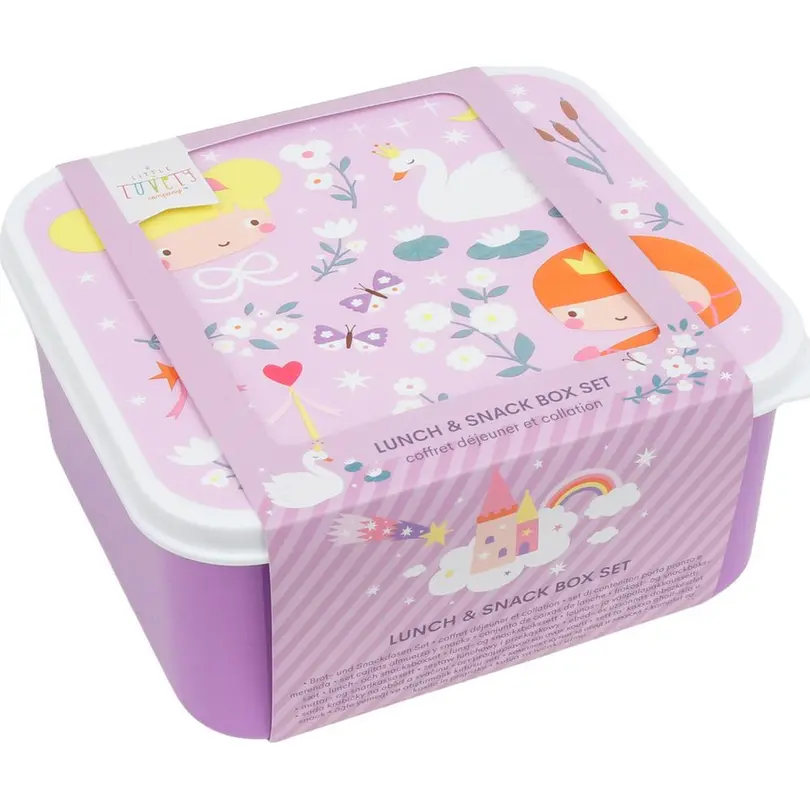 Lunch-Box Set bestehend aus verschiedenen Artikeln Princesses