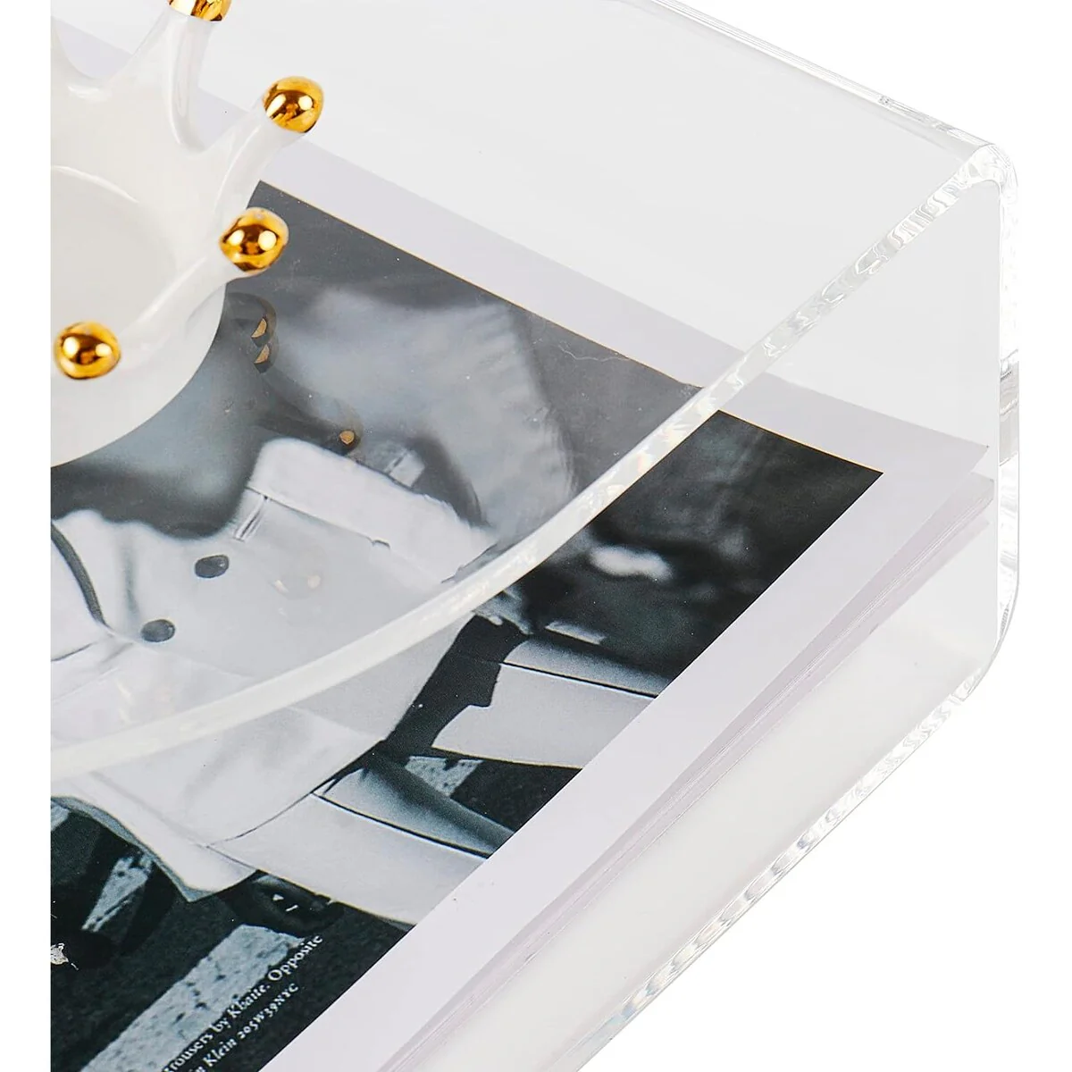 Acrylic Nightstand Set of 2 Floating Side Tables Wall 10D x 10.5W x 4H