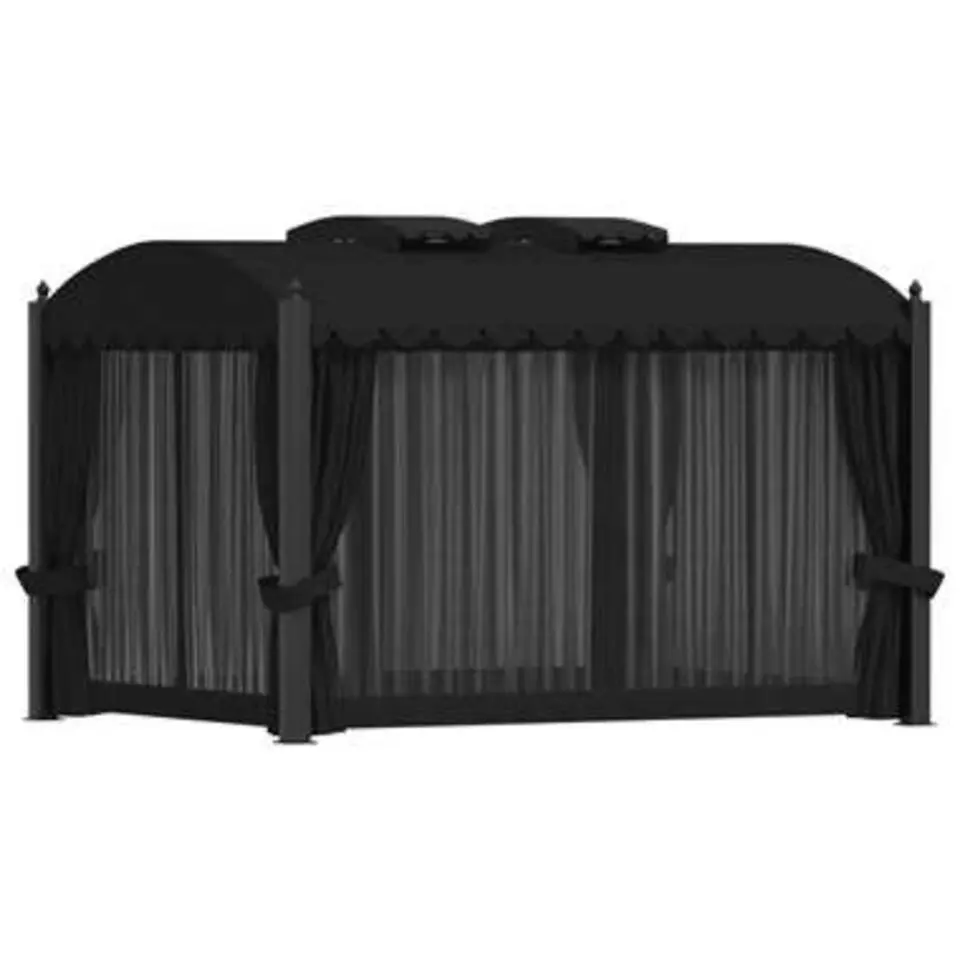 vidaXL - Prieel - Antraciet - Stof