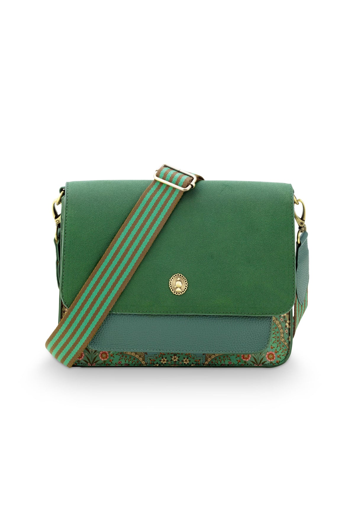 Pip Studio - Fenna Crossbody Tas Dames - Jabali - Groen - 25x7x20cm