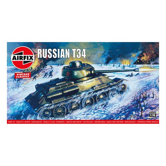 Airfix Russian T34 Model Kit 1:76