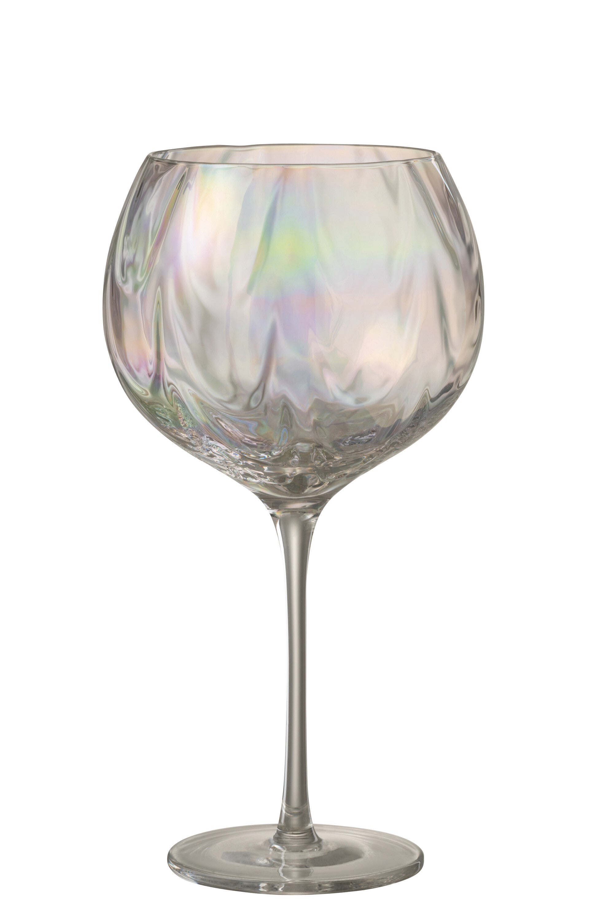 J-Line wijnglas Oneffen - glas - transparant - 4 stuks