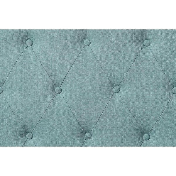Alipaz Contemporary Twin Size Headboard, Blue