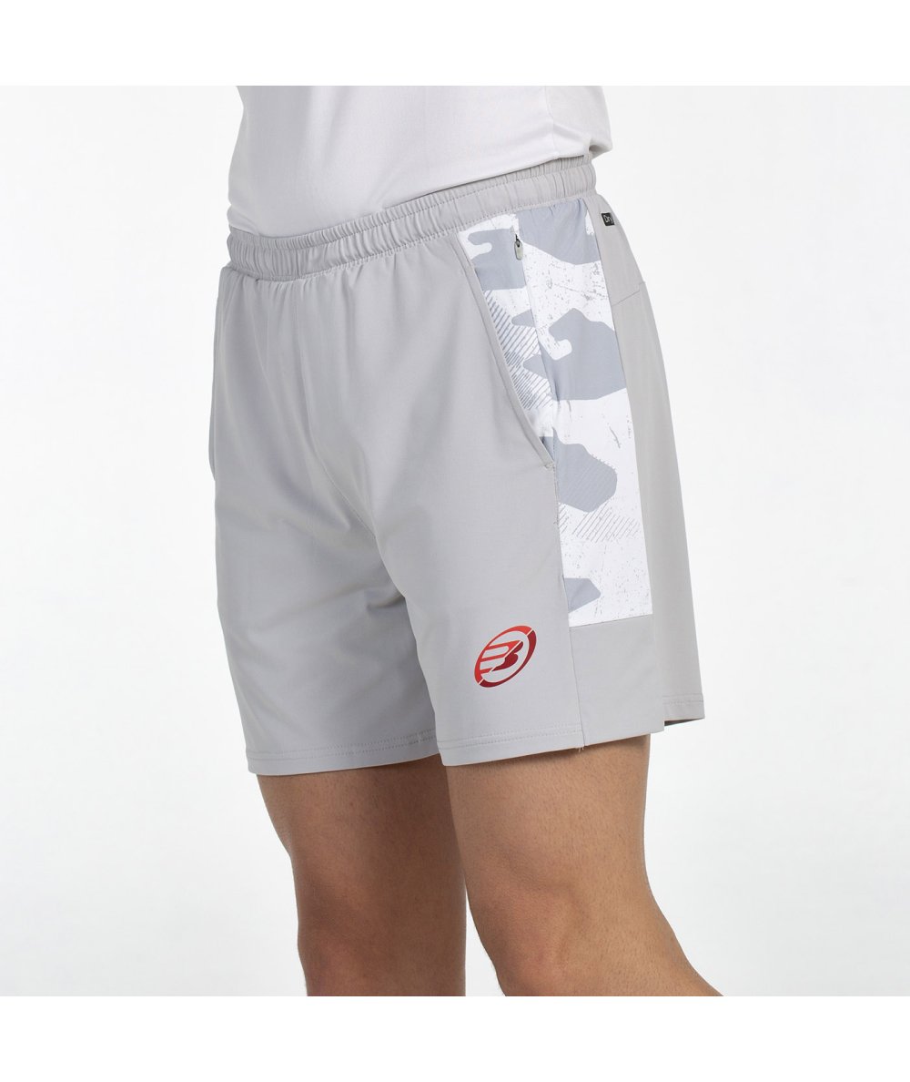 SHORT BULLPADEL ENTRIMO GRIS CLARO
