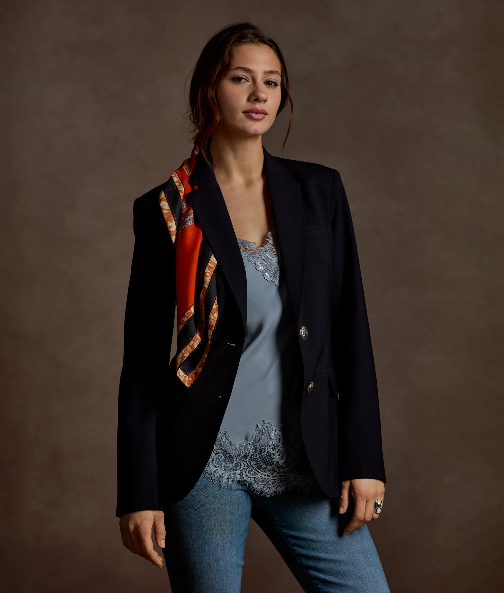 Amelia Coco Bias Cami - Blue