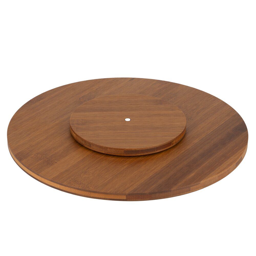 Plateau tournant rotatif en bambou Ø35cm