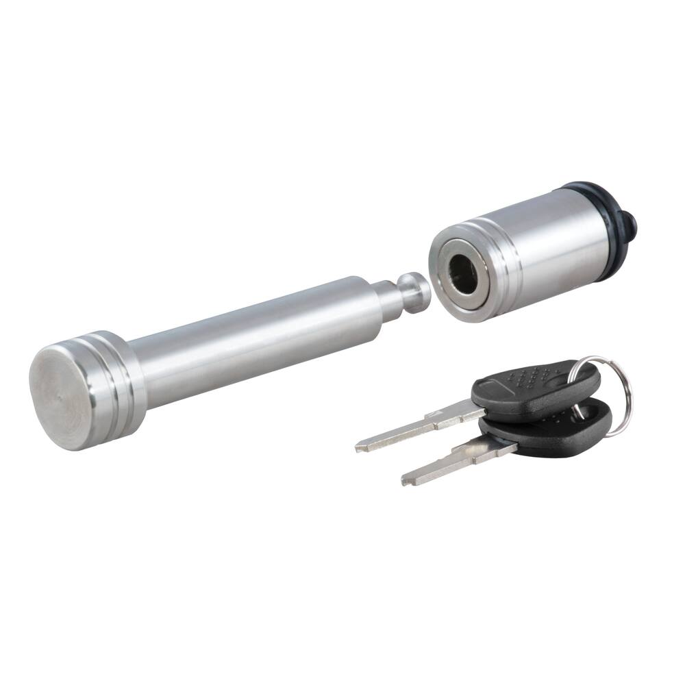 CURT 23516 5/8-in Hitch Lock, 2-in Receiver, Barbell, Stainless