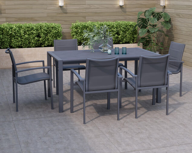 Boston-Eden 7 Piece Dining Setting