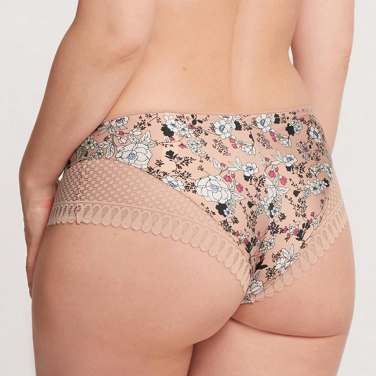 Boxer microfibre et dentelle Marbella